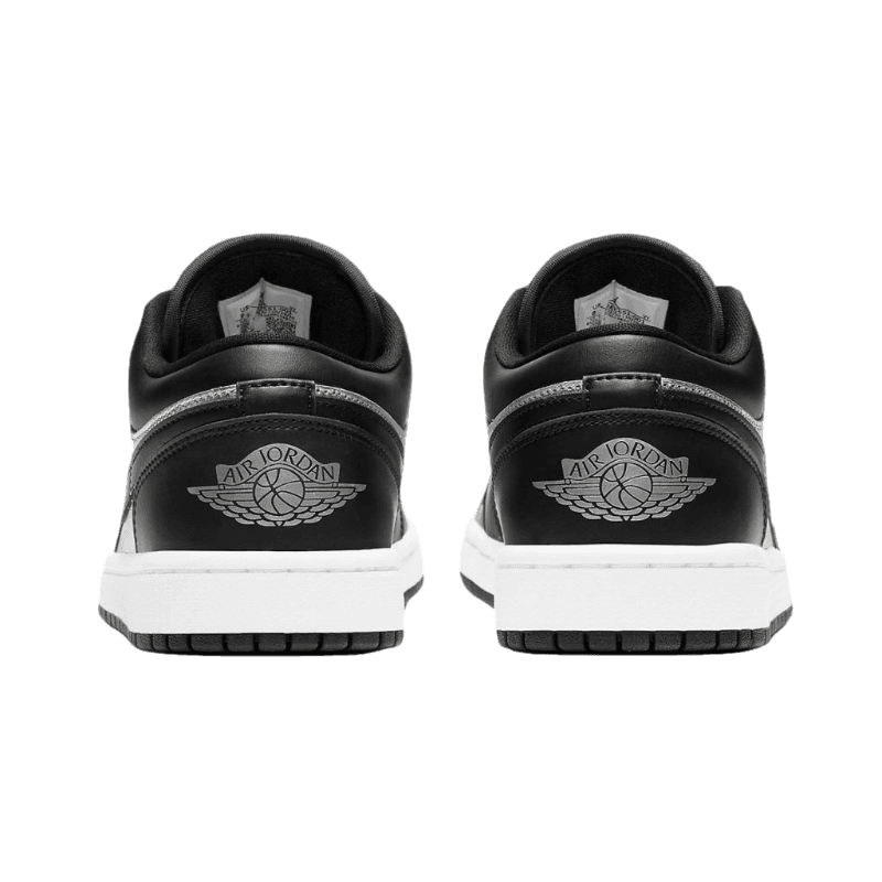 Air Jordan 1 Low Black Metallic Silver