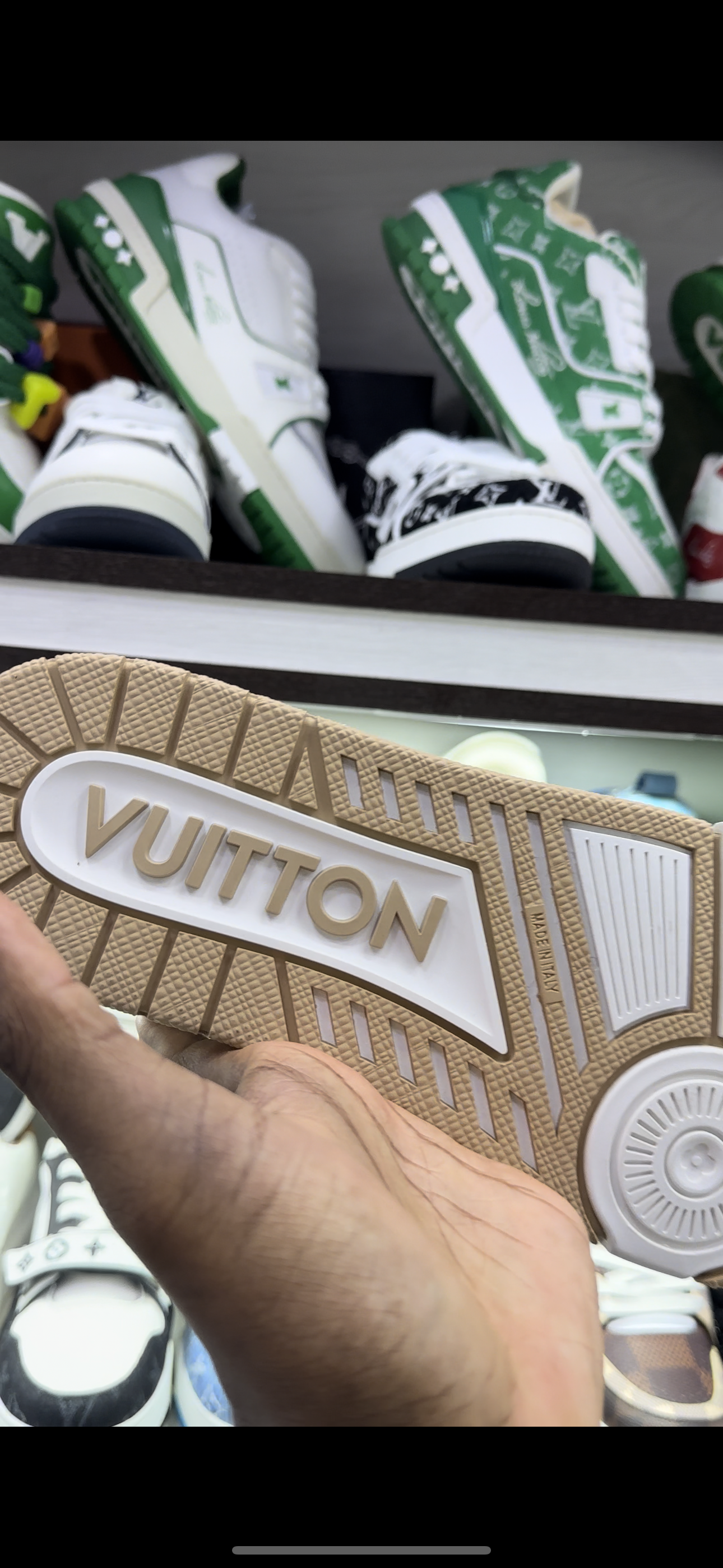 LV - Trainner - Velcro bege