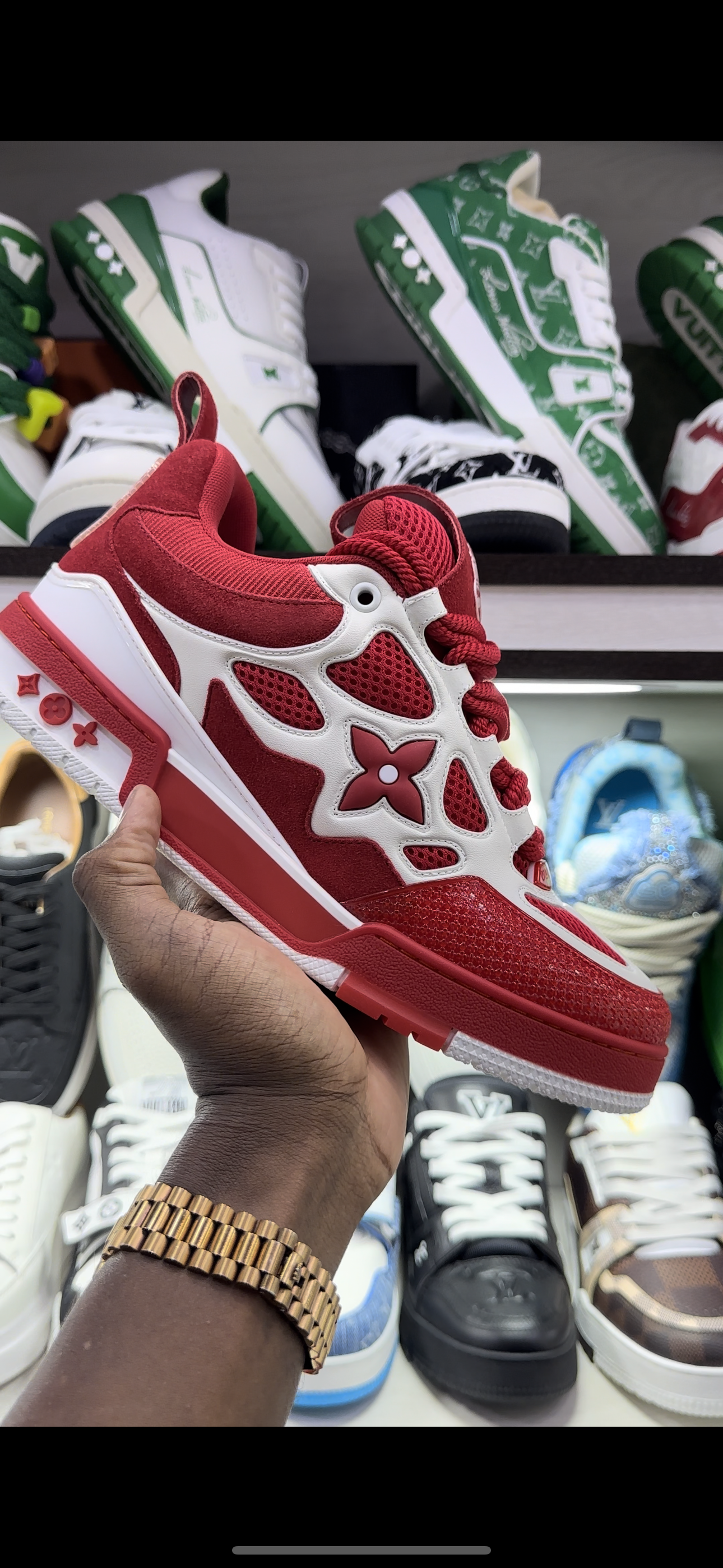 LV - Skate vermelho