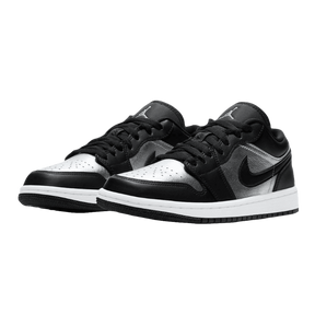 Air Jordan 1 Low Black Metallic Silver