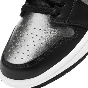 Air Jordan 1 Low Black Metallic Silver