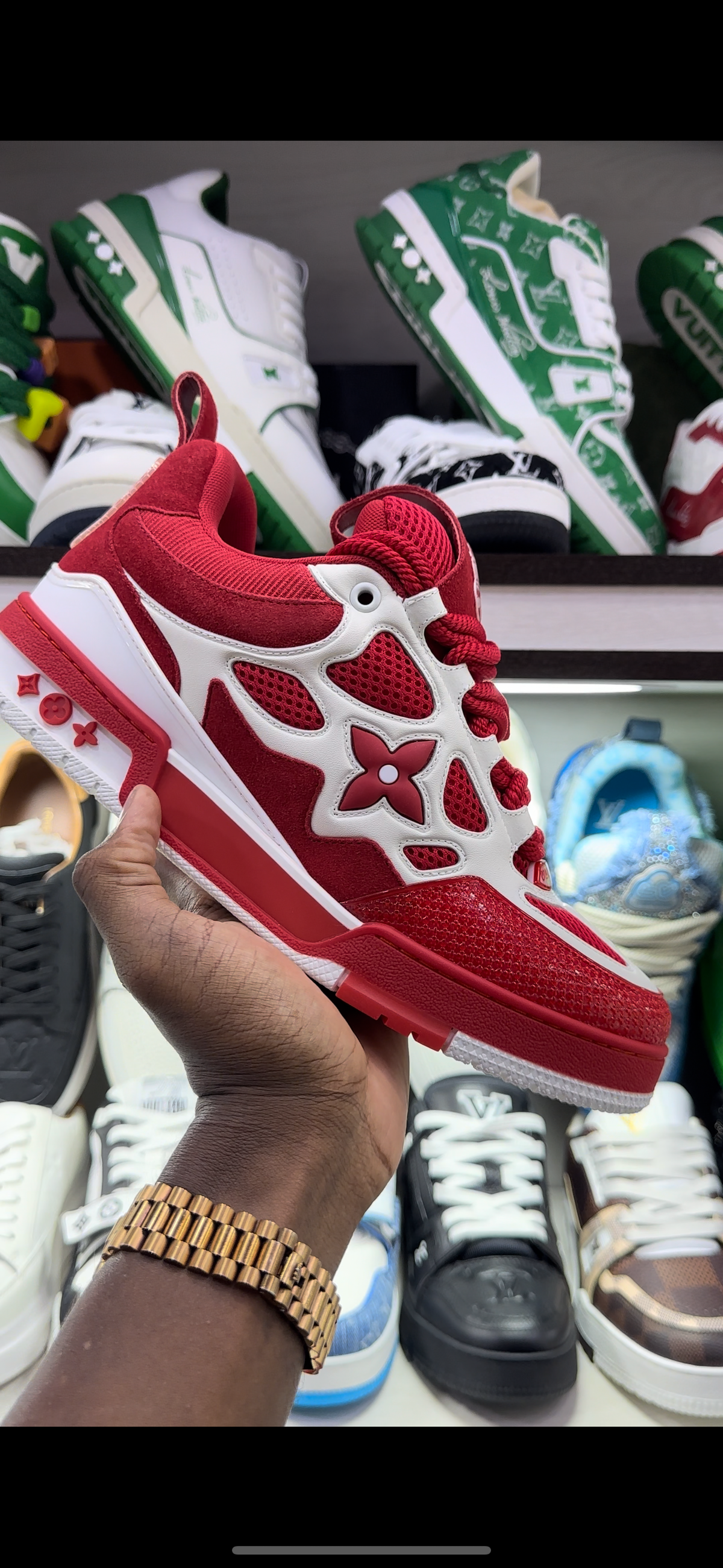 LV - Skate vermelho