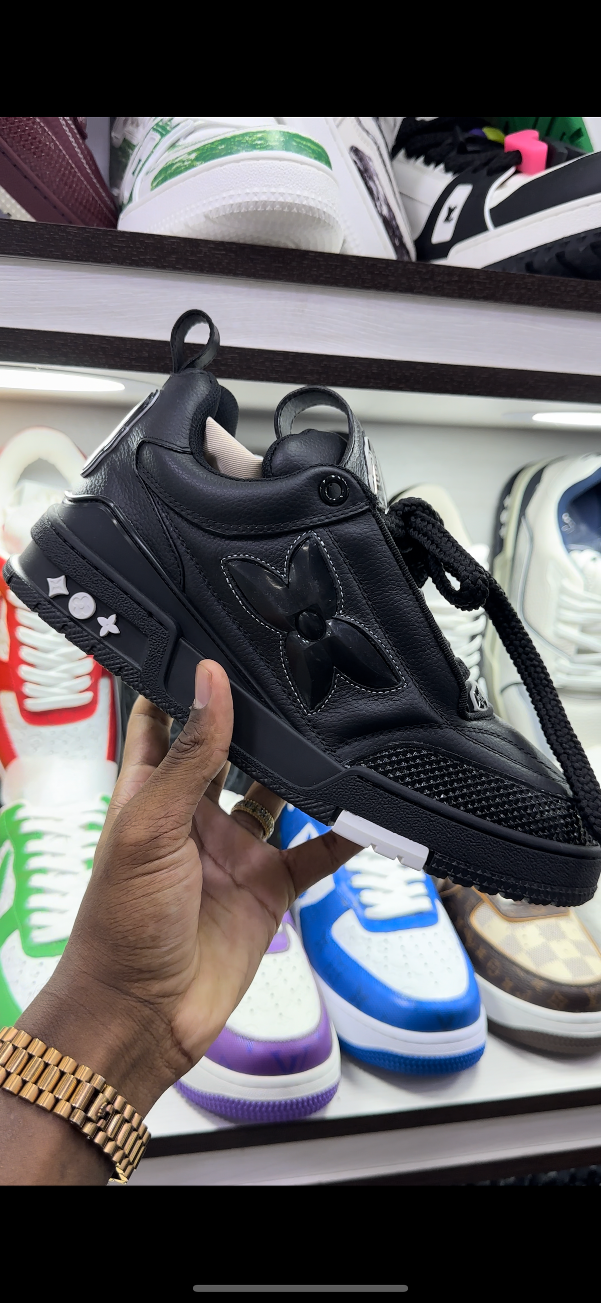 LV - skate couro black