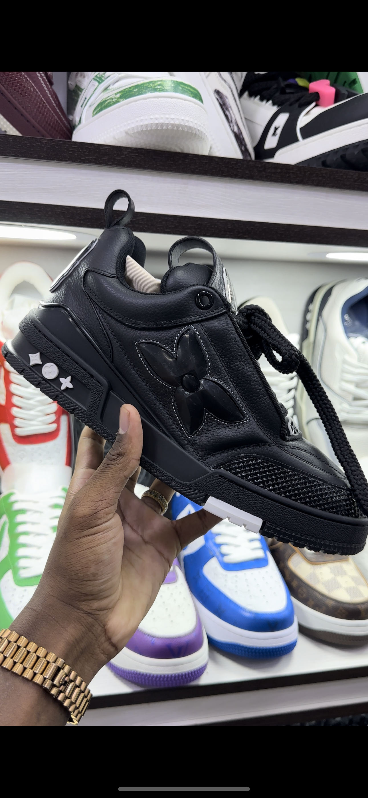 LV - skate couro black