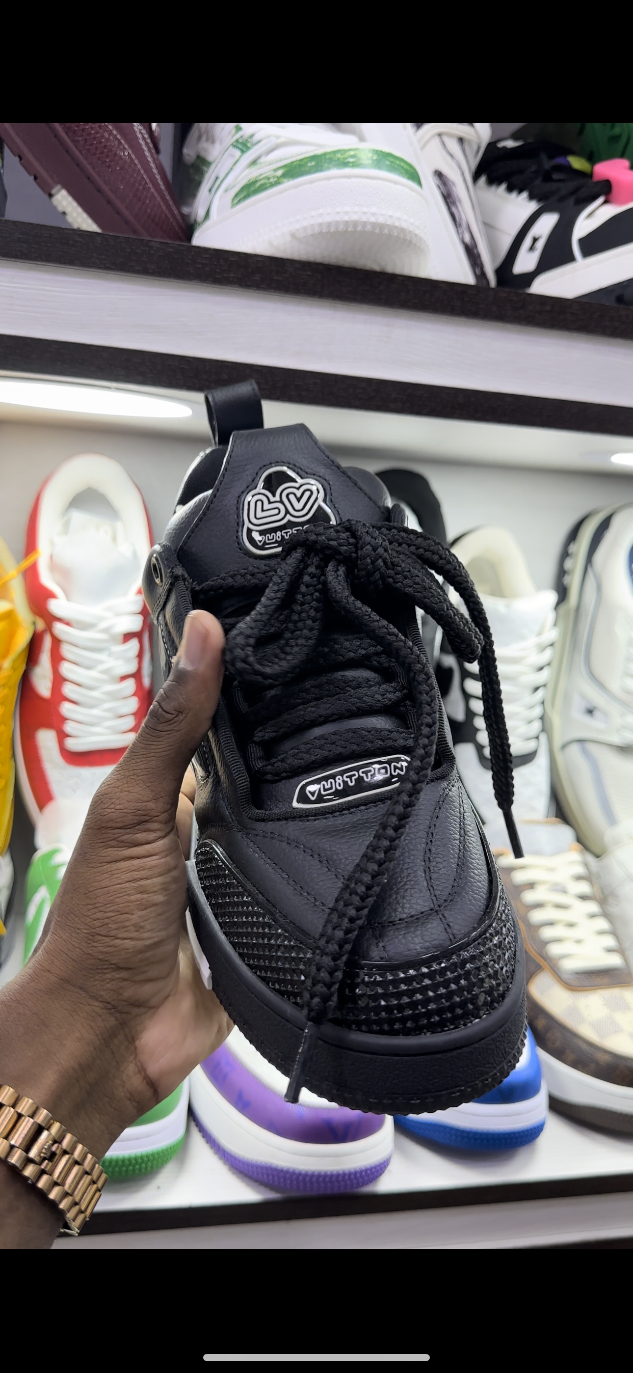 LV - skate couro black