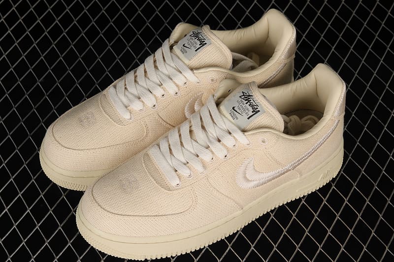 Stussy x NK Air Force 1 Low Fossil Stone